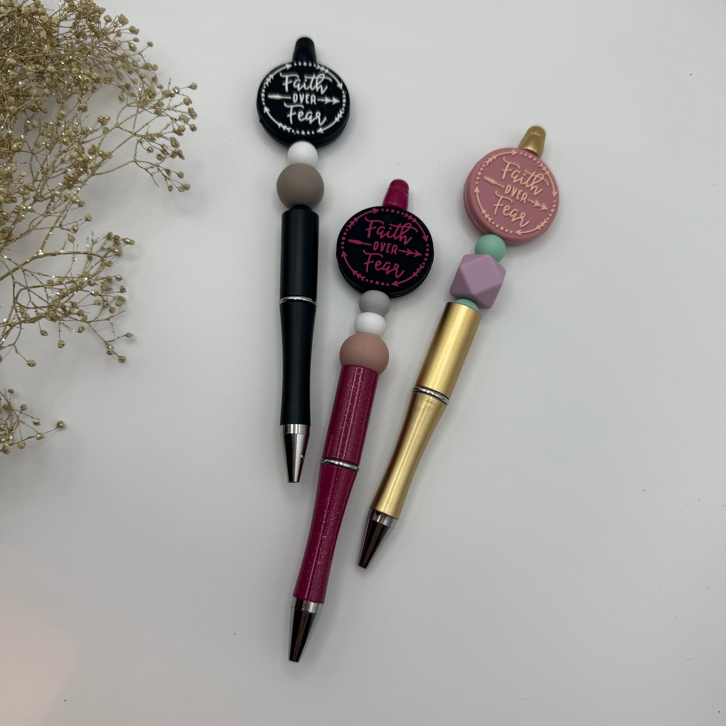 Silicone Beaded Pens