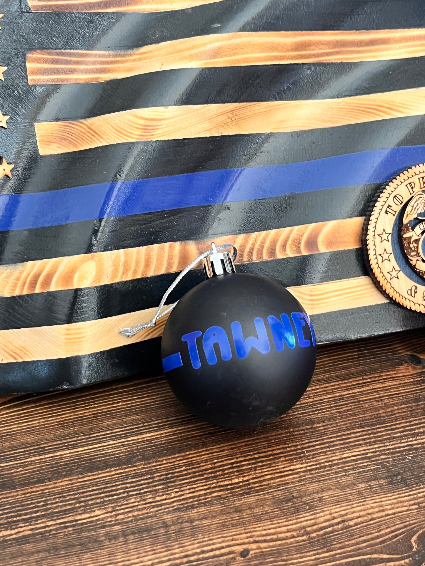Thin Blue Line Ornament