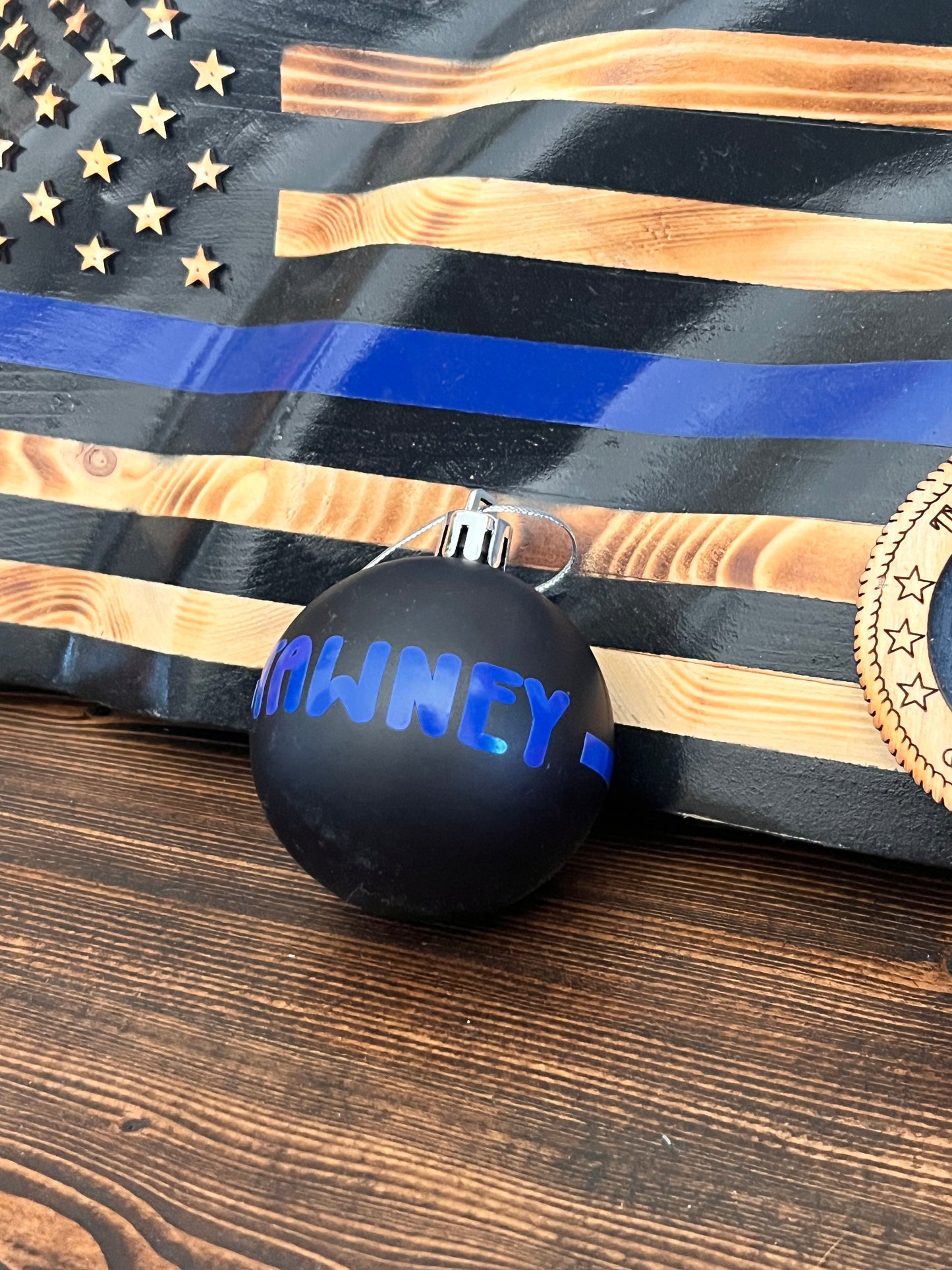 Thin Blue Line Ornament