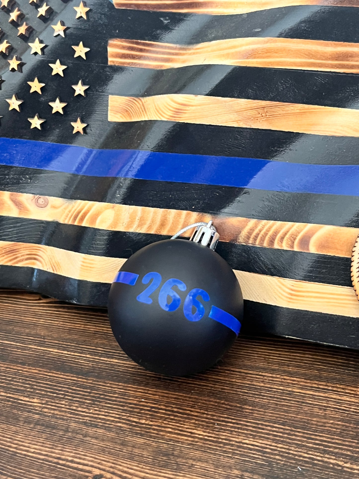 Thin Blue Line Ornament