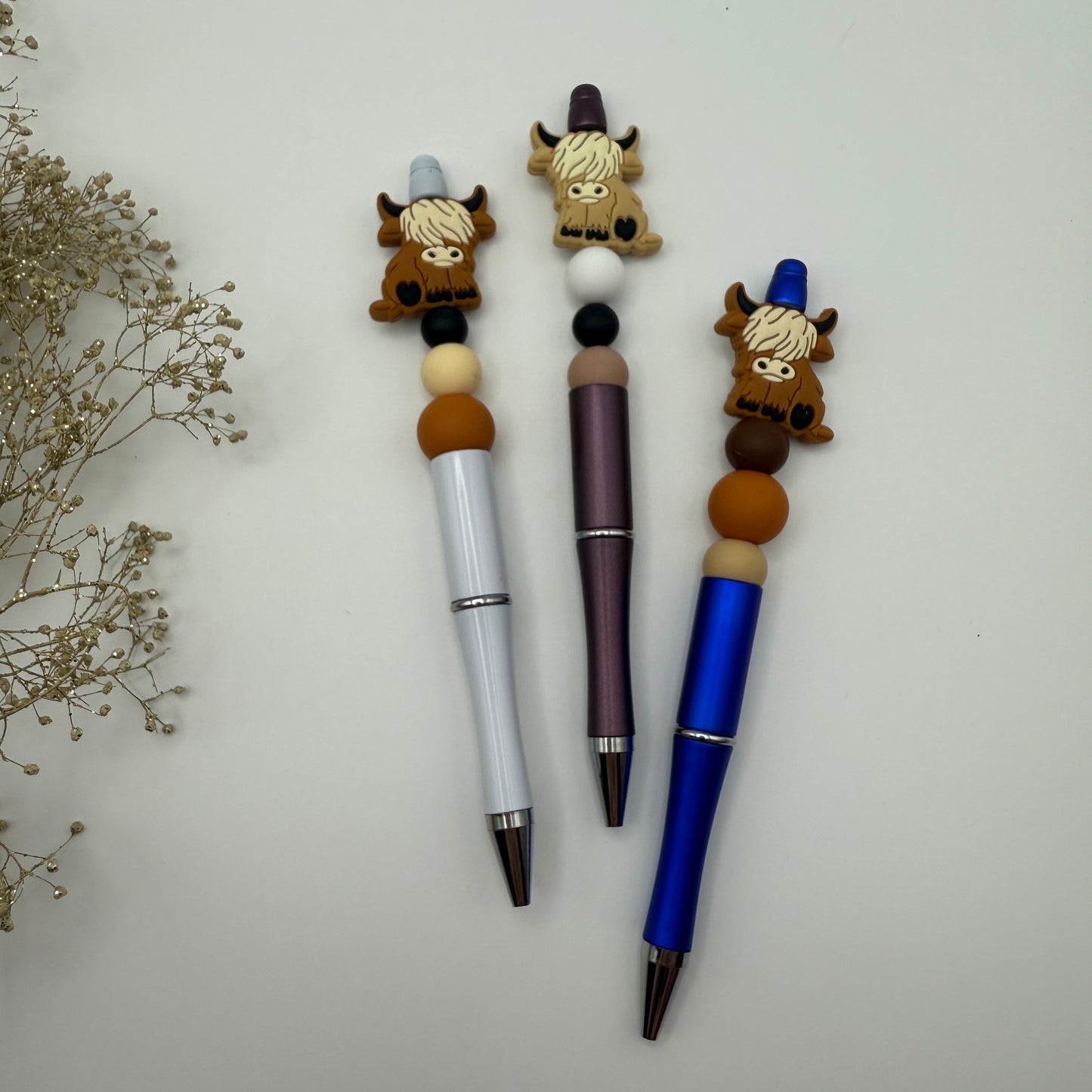 Silicone Beaded Pens