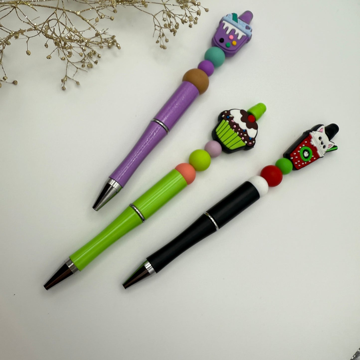 Silicone Beaded Pens