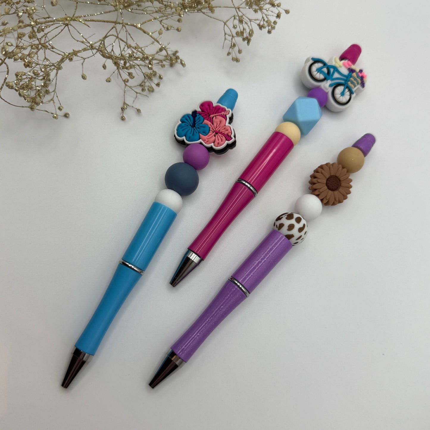 Silicone Beaded Pens